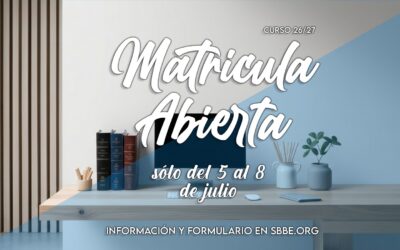 Matrícula abierta horizontal Matrícula abierta horizontal